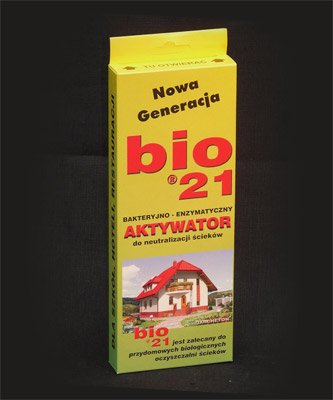 bio 21 - aktywator bakteryjno - enzymatyczny do neutralizacji ścieków